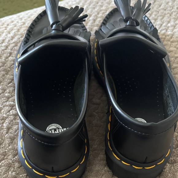 Dr. Martens Kids Black Moccasins with Tassels - Picture 6 of 6